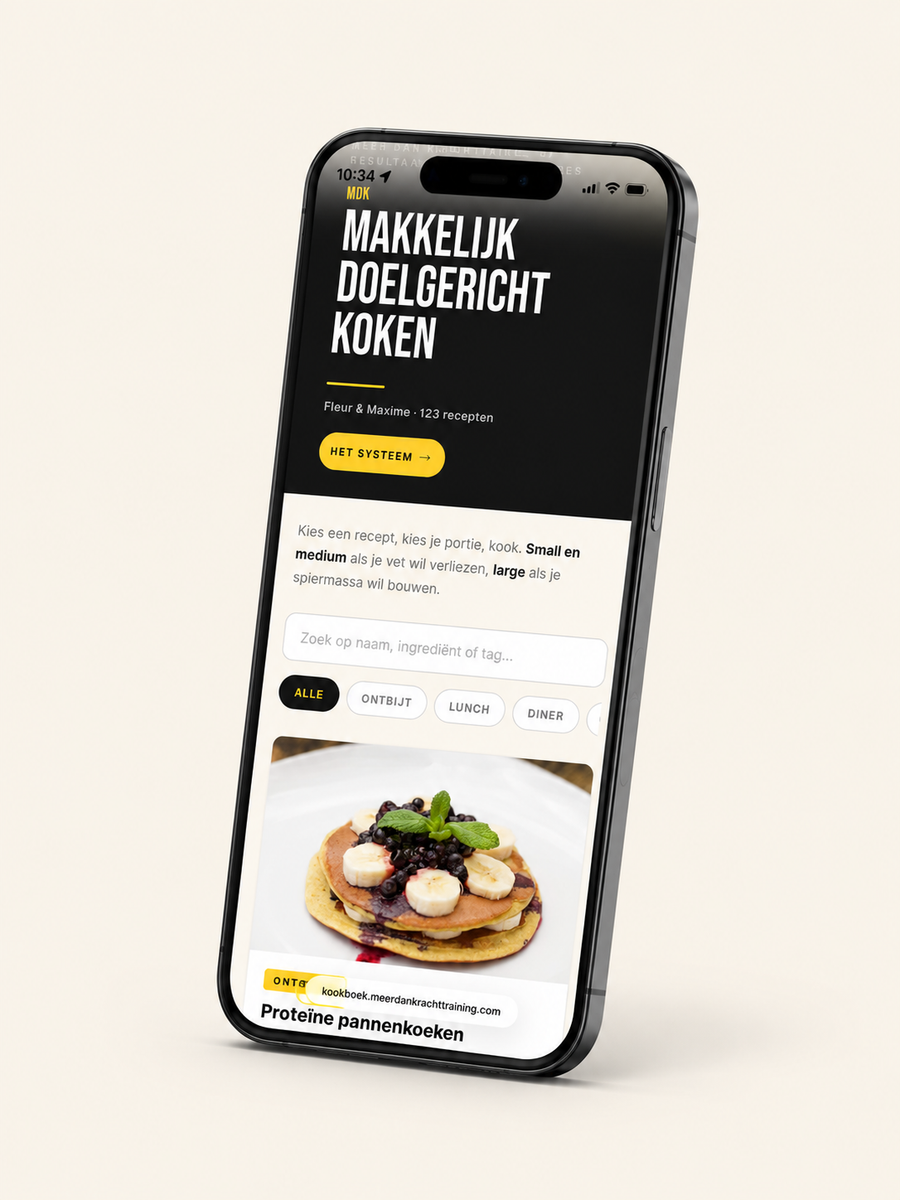 MDK Makkelijk Doelgericht Koken — Het Digitale Kookboek