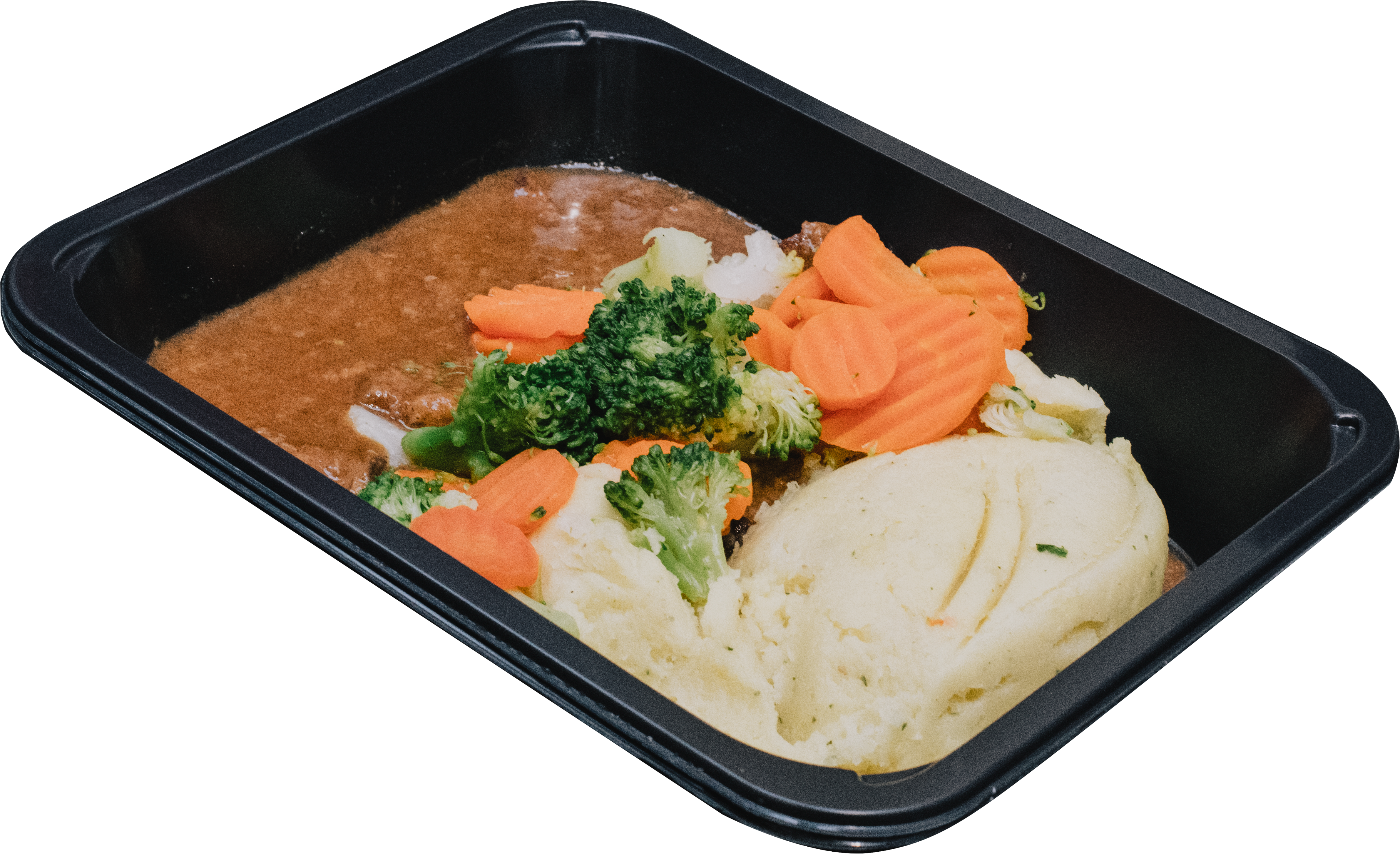 Stoofvlees met Aardappelpuree en Broccoli