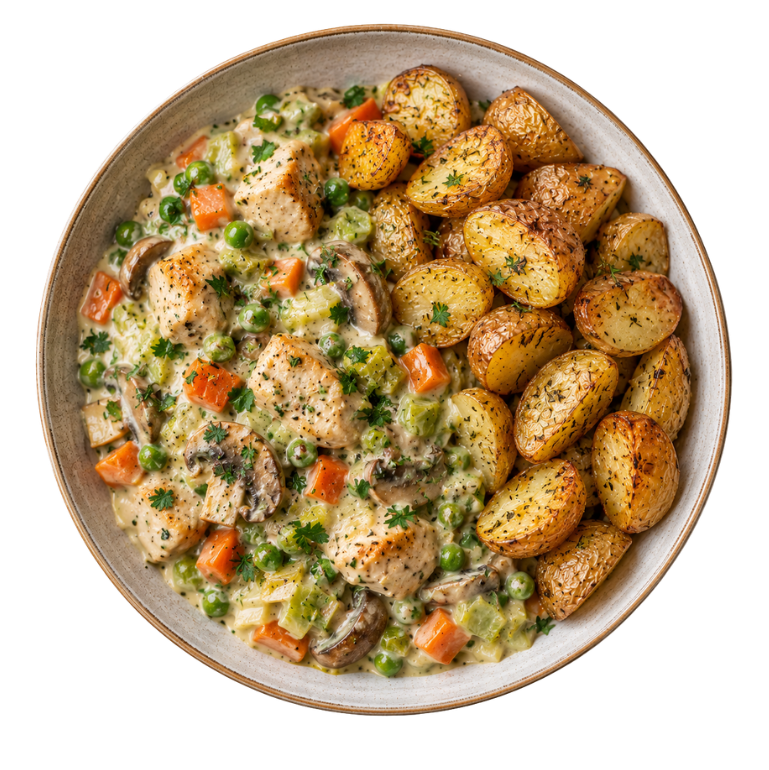 Chicken Pot Pie met Krieltjes
