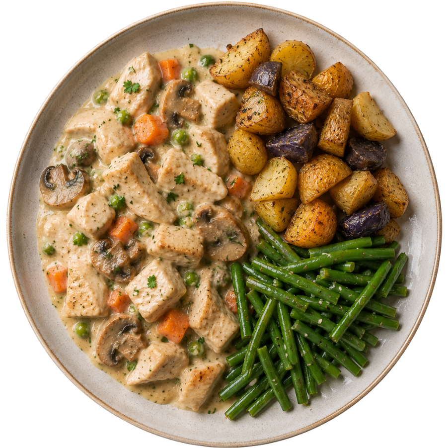 Vol au vent met krieltjes